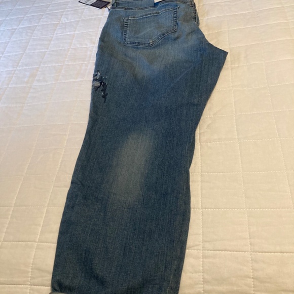 NWT NYDJ boyfriend embroidered jeans sz 16W - Picture 5 of 10